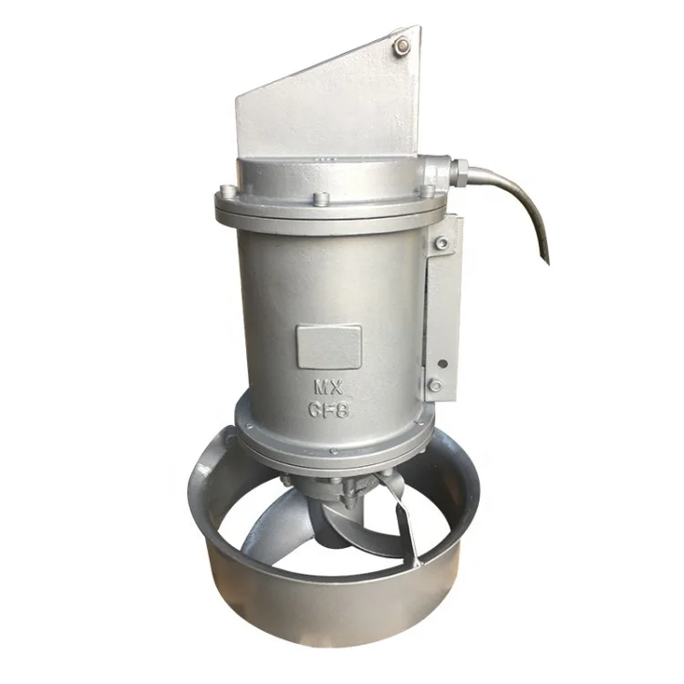 Submersible Mixer Pump for Wastewater Treatment Diving Stirrer Working Under Water QJB Type