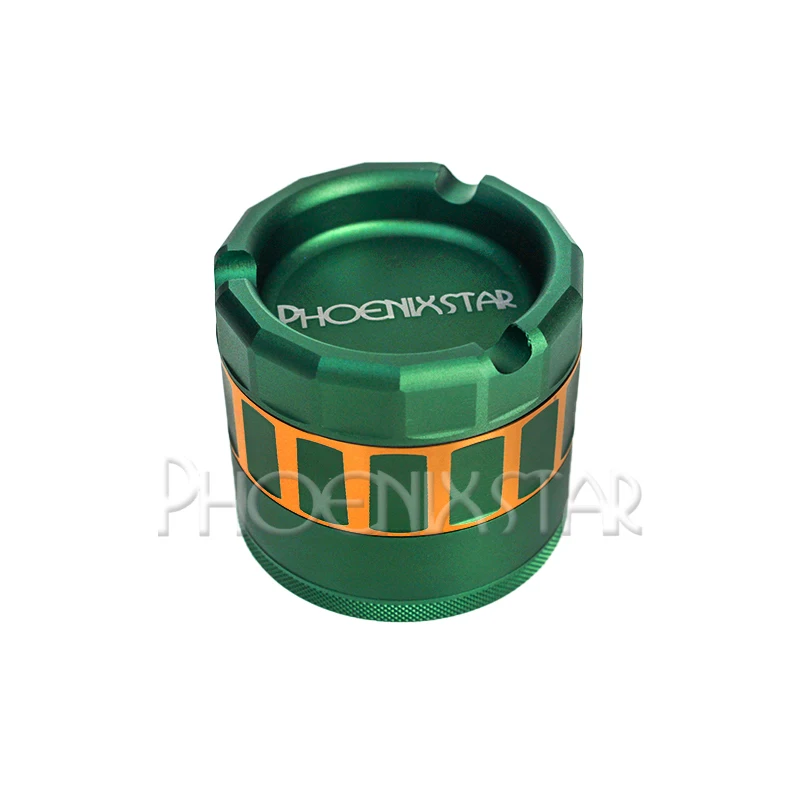 Factory Wholesale 4 parts Smoking Dry Herb Grinder Custom Logo Mix colors Tobacco Grinder Aluminum Alloy Portable Grinder
