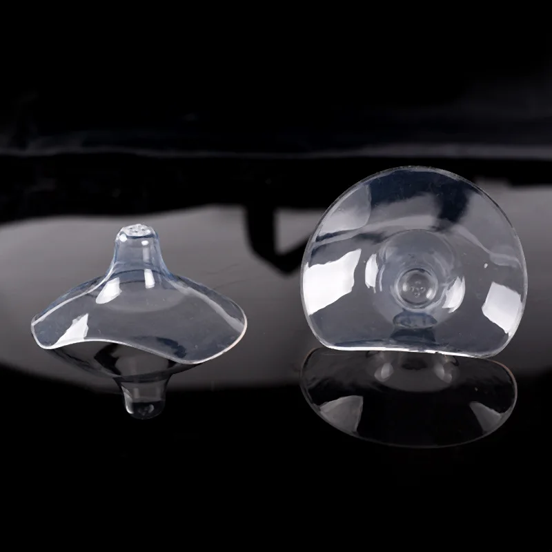 1 Set Silicone Nipple Protectors Feeding Mothers Nipple Shields Protection Cover Breastfeeding Silicone Triangular Breast Pad