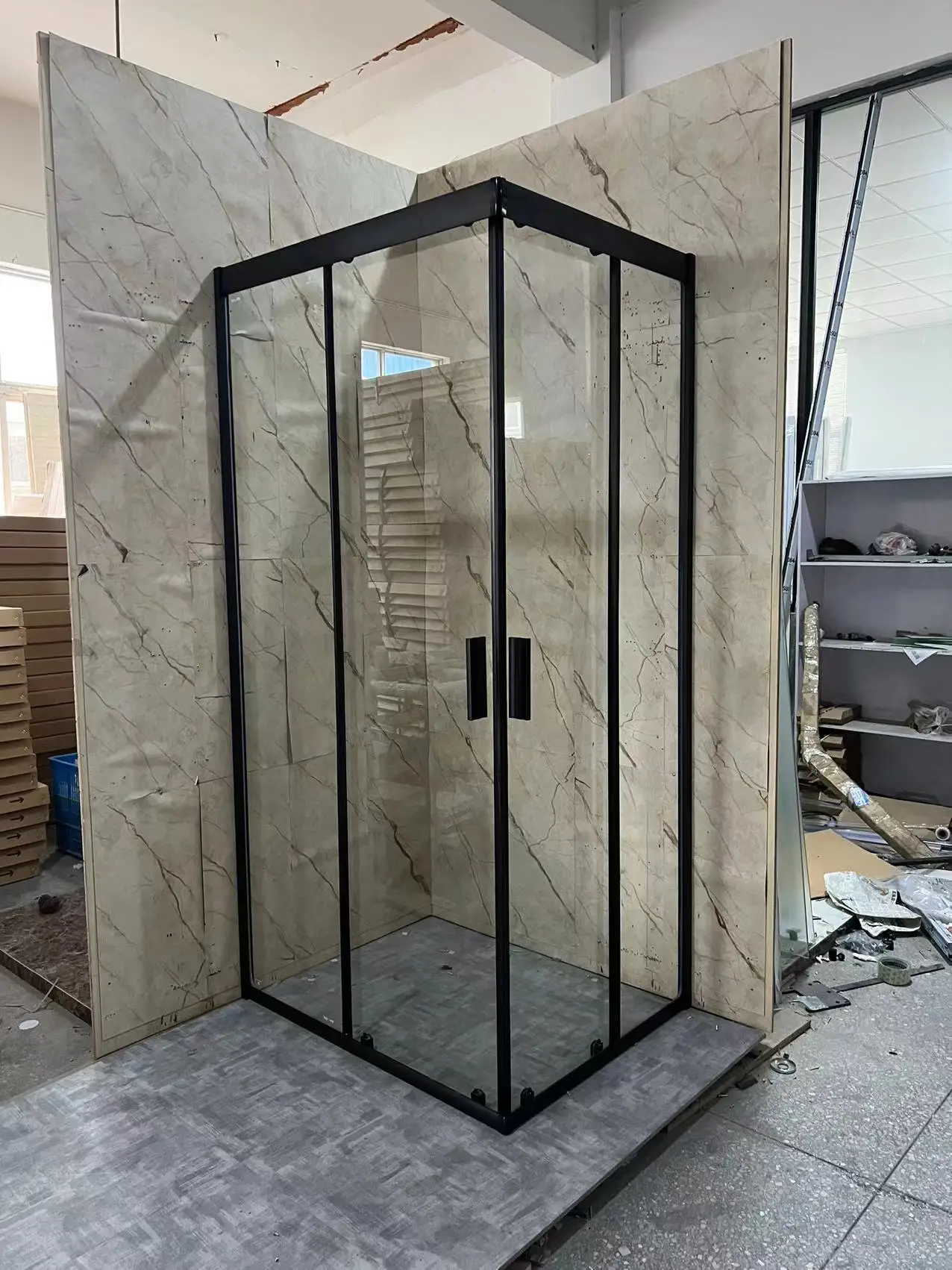 Professional Design Frameless Glass Cheap Bathroom Sliding Shower Enclosures