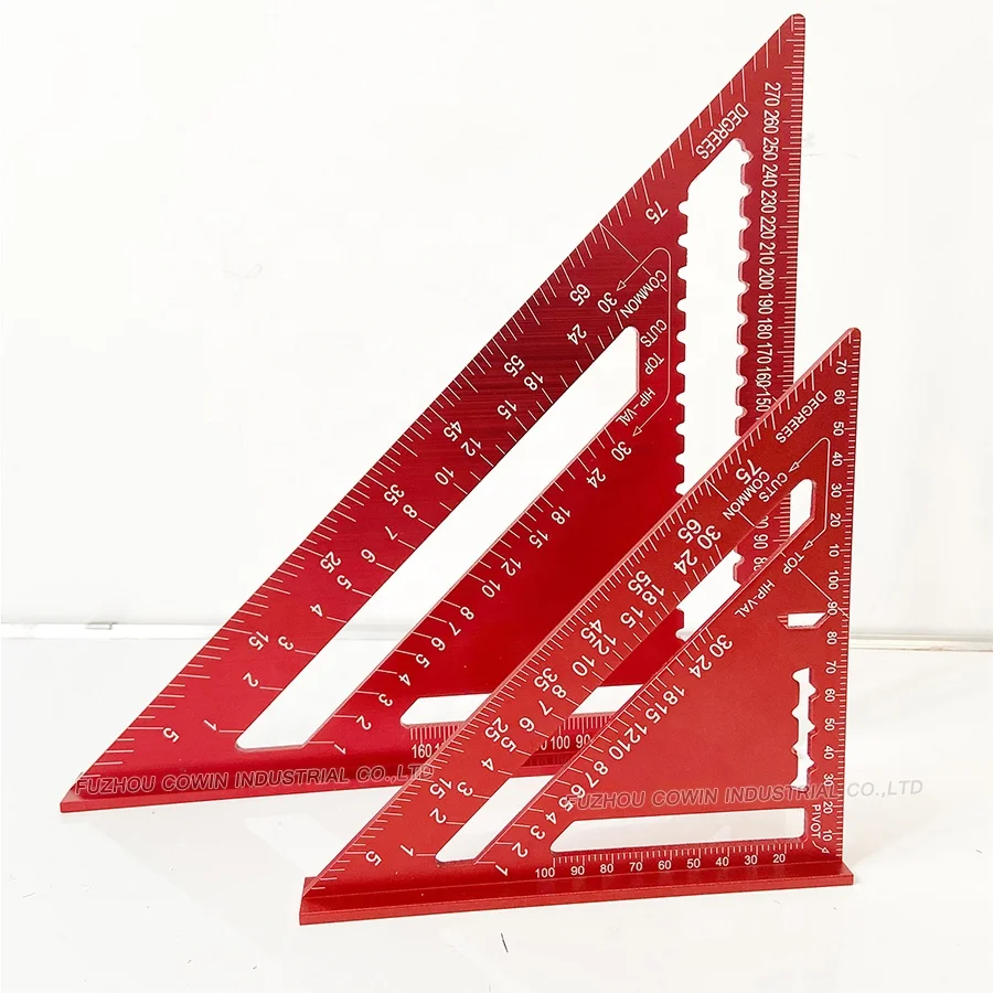 7inch / 12inch Professional Set Square/Triangle Square Ruler/Rafter Square with Laser Marking