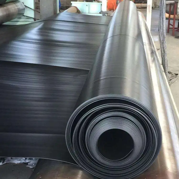 Smooth Pond Waterproofing Liner Black 0.5MM-3MM HDPE Geomembrane