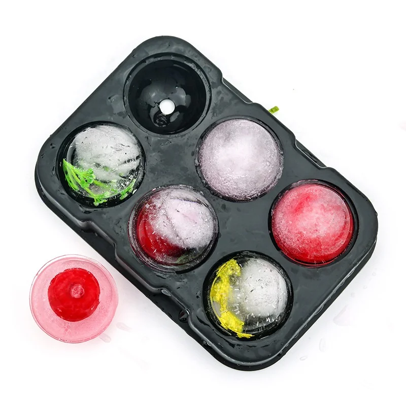 Large Whiskey Wine Macallan Ball Maker Silicone Mold Round Circles Block Ice Cube Trays