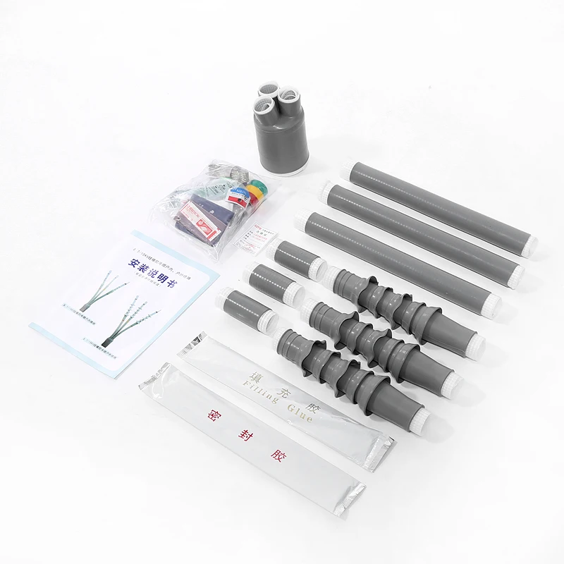 11kv Cold Shrink Terminals indoor Ends Joints Crimp Power Cable Accessories
