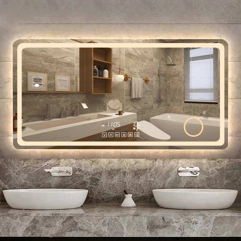 40*150 cm defogging illuminated touch control smart LED mirror for bathroom washingroom vanity makeup miroir espejo spiegel