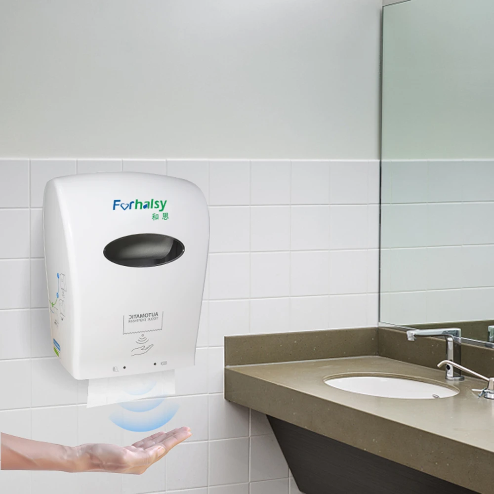 electric autocut touchless auto cut tork design center pull automatic smart roll tissu tape cup towel toilet paper dispenser