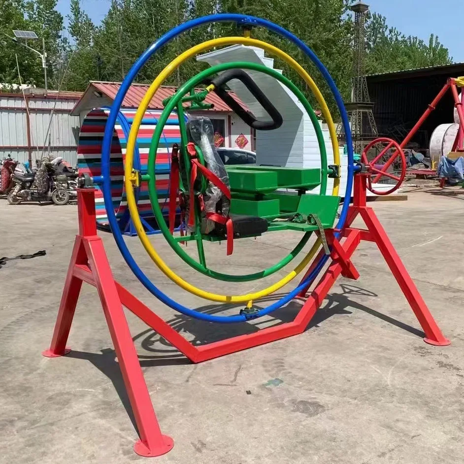 amusement park facilities  human gyroscope rides for sale giroscopio humano  in amusement park shopping mall center