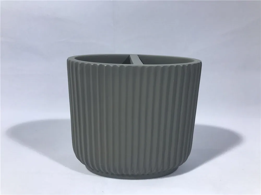 Серый полимерный классический стиль, 4 предмета, украшение для ванной комнаты, полный набор диспенсеров для лосьона