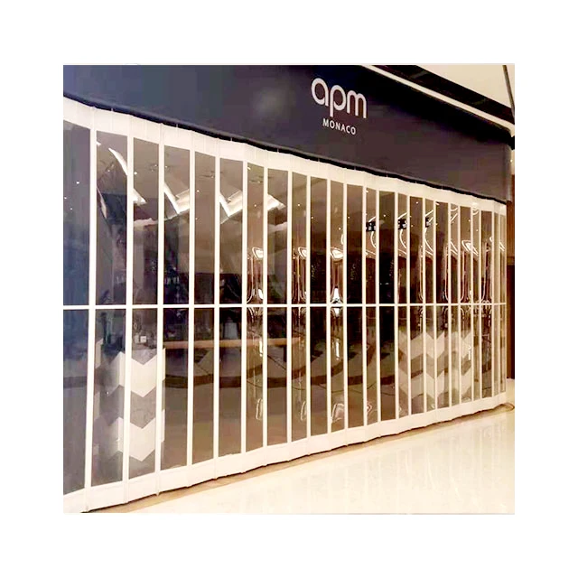 Commercial Shop Crystal transparent security hanging sliding door roller  shutter window/aluminum door parts