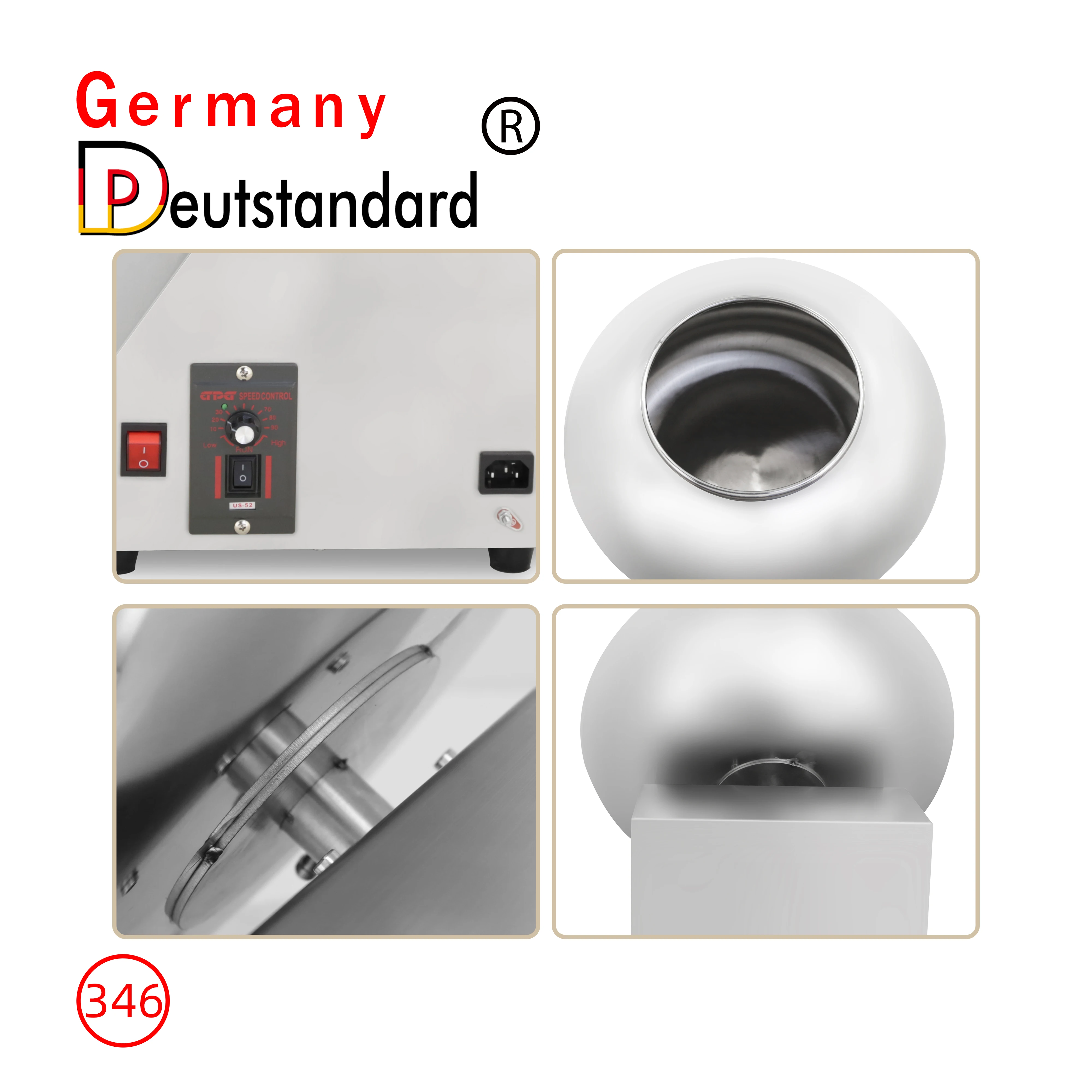 Heating Board Chocolate Coating Machine Sugar Candied Peanut Coat Machine /