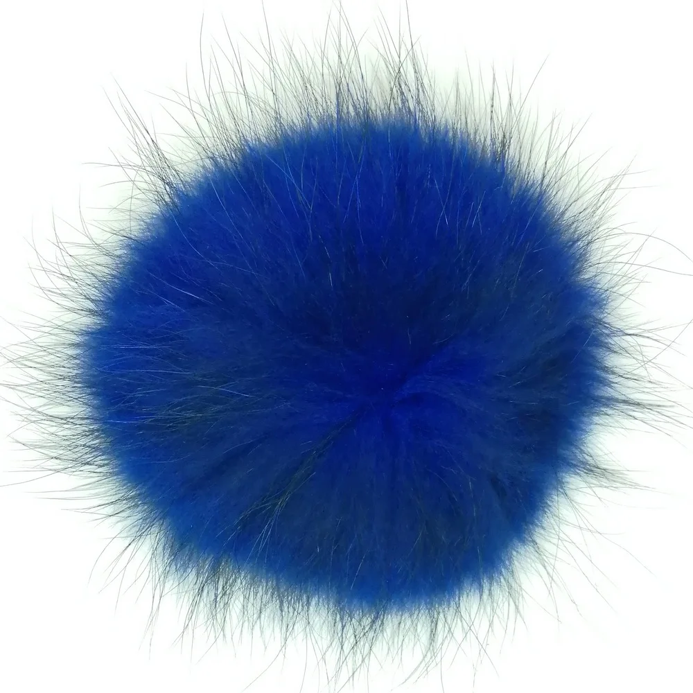 15cm Top quality genuine fur pompon real raccoon fur ball fluffy raccoon fur pom pom