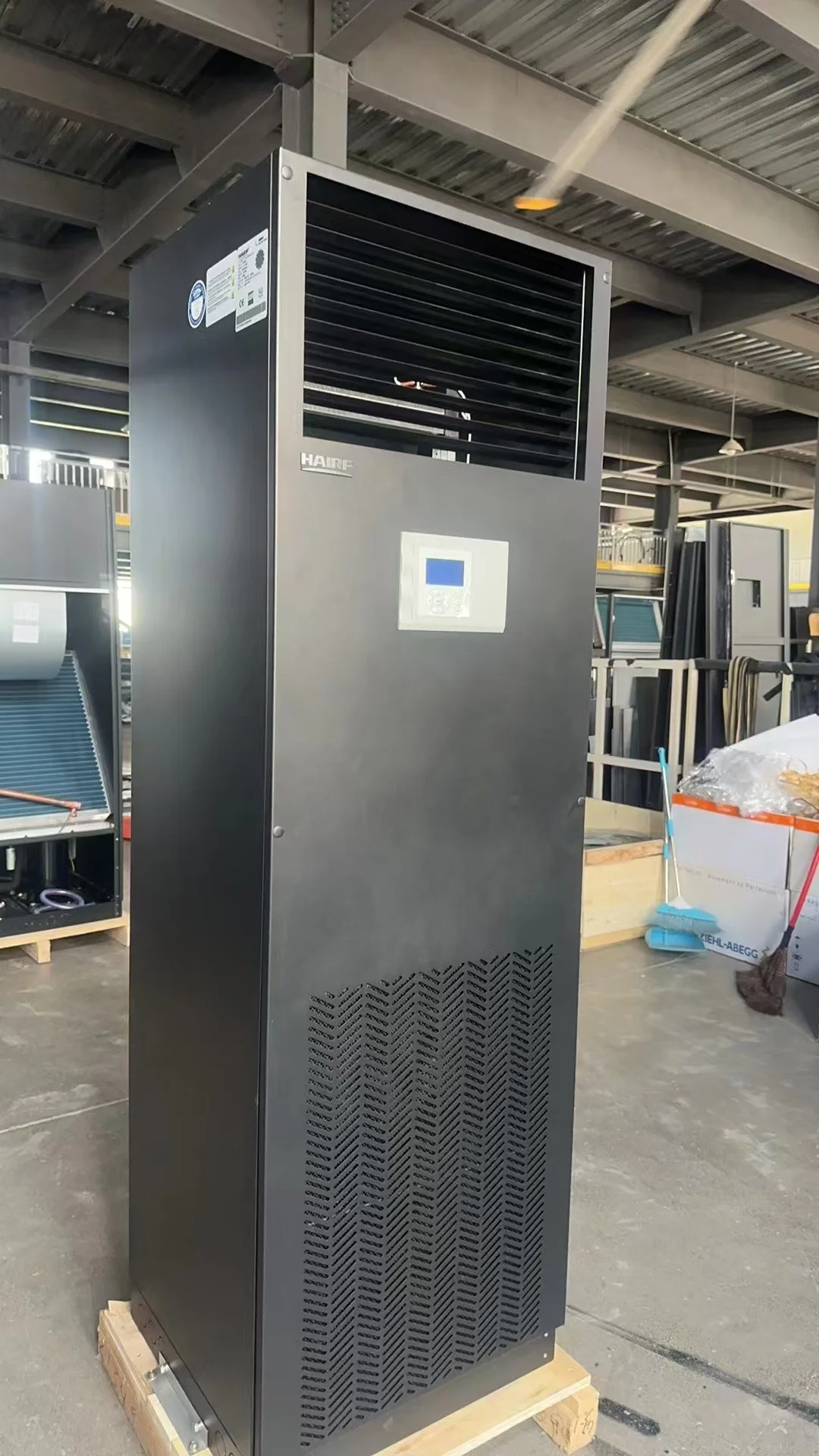 Factories install InRow Refrigeration precision air conditioners directly in server rooms and data centers