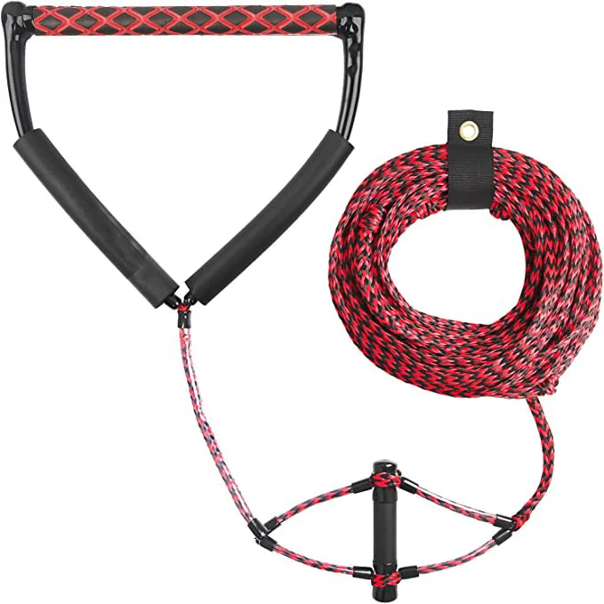 75ft Water Ski Rope, 7 Section Wakeboard Rope with Floating Handle, Tow Rope for Tubing, Watersport Line for Water Ski, Wakeboar
