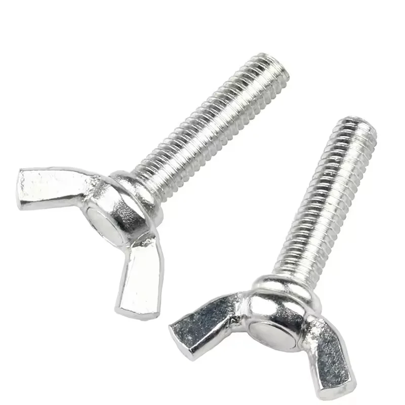 Hot selling TOBO Customized M6 Thread 18-8 Stainless Steel Wing Nut Butterfly Wing Nuts
