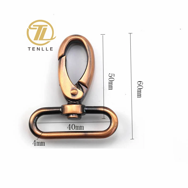 Snap Hook Luggage Bag Buckle Lobster Clasps Red Bronze Dog Buckle Snap Hook For DIY Sewing Handmade Handbag