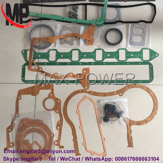 DE12 DE12T Engine Gasket Kit Full Gasket Set For Excavator repair parts