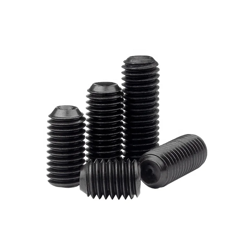 M2.5-0.45 * 6 вогнутой конец комплект внутренний шестигранный черный винт с однотонными чашки