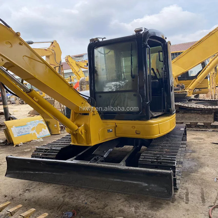 Вторая рука гидравлический гусеничный экскаватор komatsu55 строительная машина мини используется японский бренд Komatsu55 для
