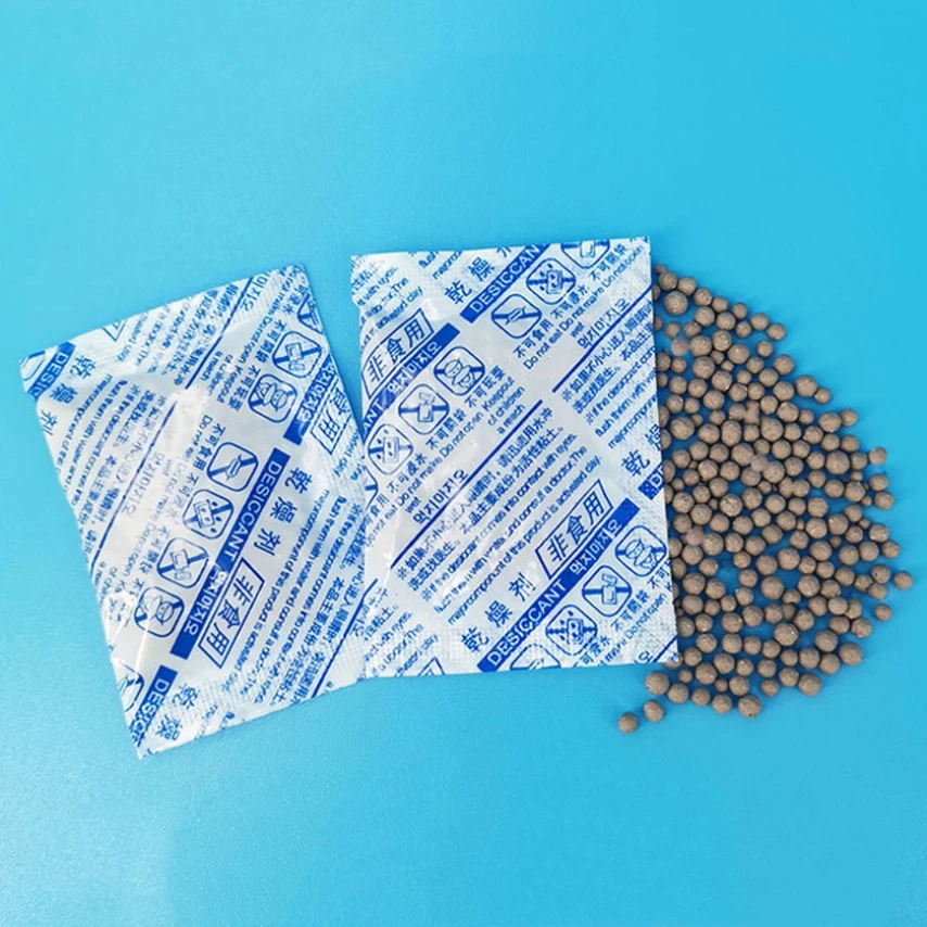 Custom logo diatomite granules shoes clothing electronics anti mold desiccant moisture absorber packet