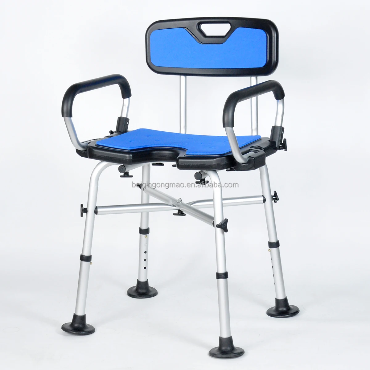 BQ403GA Medical bathroom chair with Armrests and Back for the elderly disabled shower safety chair for seniors