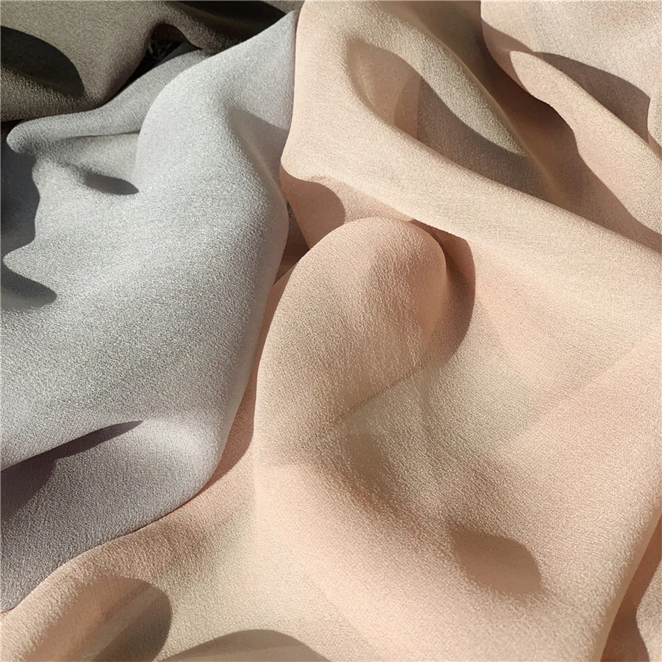 Japanese KKF8682ASY Manufacturer Dyed 30d Crepe Fabric Material for Dress Material