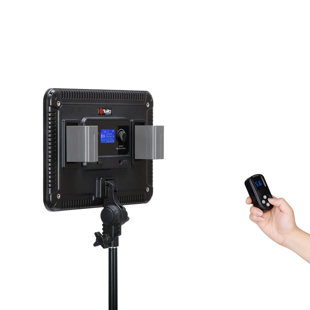 Tolifo 60W Photography Studio Light Bi-color CRI95+ Mini LED Photo Video Light For YouTube Game Video