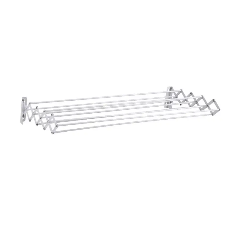 High Level Drying Rack on the Wall and Jeans Hanger Use in Outdoor  Clothes Rack Wall Mounted Extendable Towel Rack