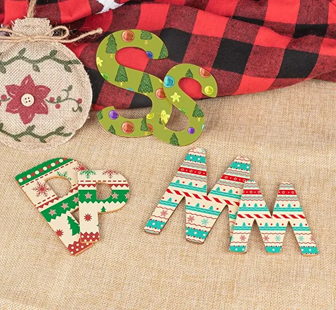 China Wholesale High Quality Unfinished Wood Letters for Painting Wall Decor wooden alphabet craft letters