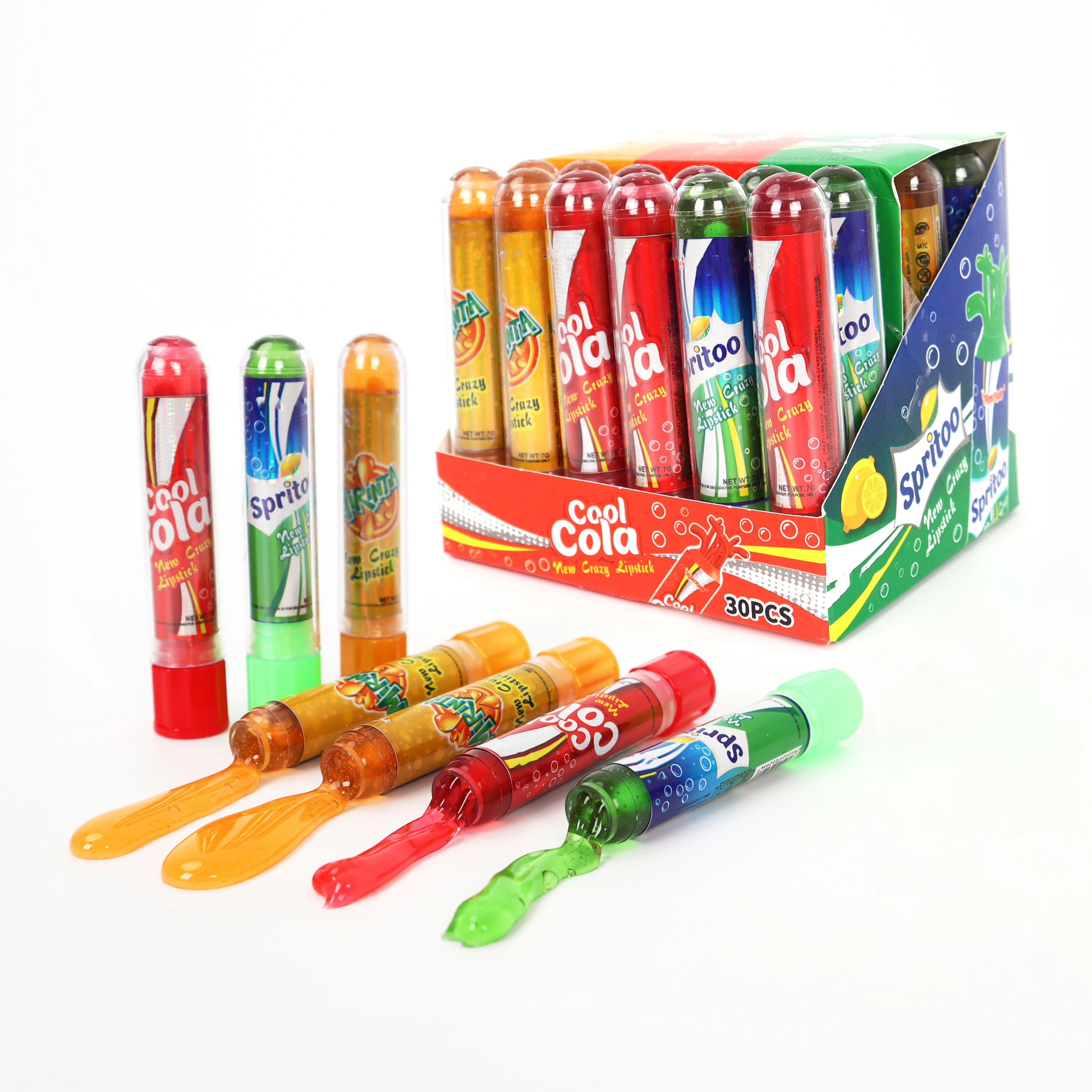 OEM Wholesale Liquid Candy Toy Cola Flavour Jam Hair Gel Liquid Candy