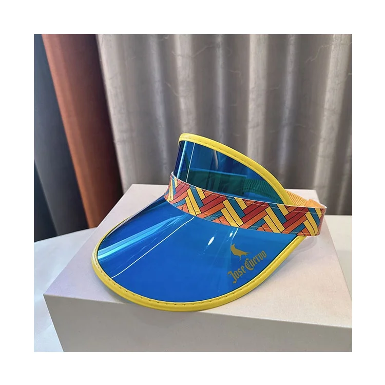 Custom men women TRUMP visor hat printed logo sports visor uv plastic pvc gorras trump visor for golf tennis running football