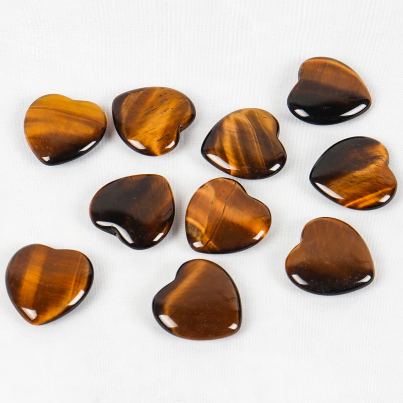 High quality nature jade stone different color small mini heart shape semi-precious stone crafts for home decoration