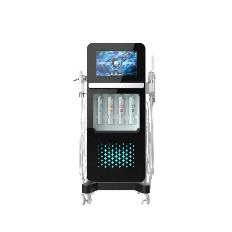 New Design Vertical Multi-functional Skin Rejuvenation Whitening Hydrogen Oxygen Facial Machine
