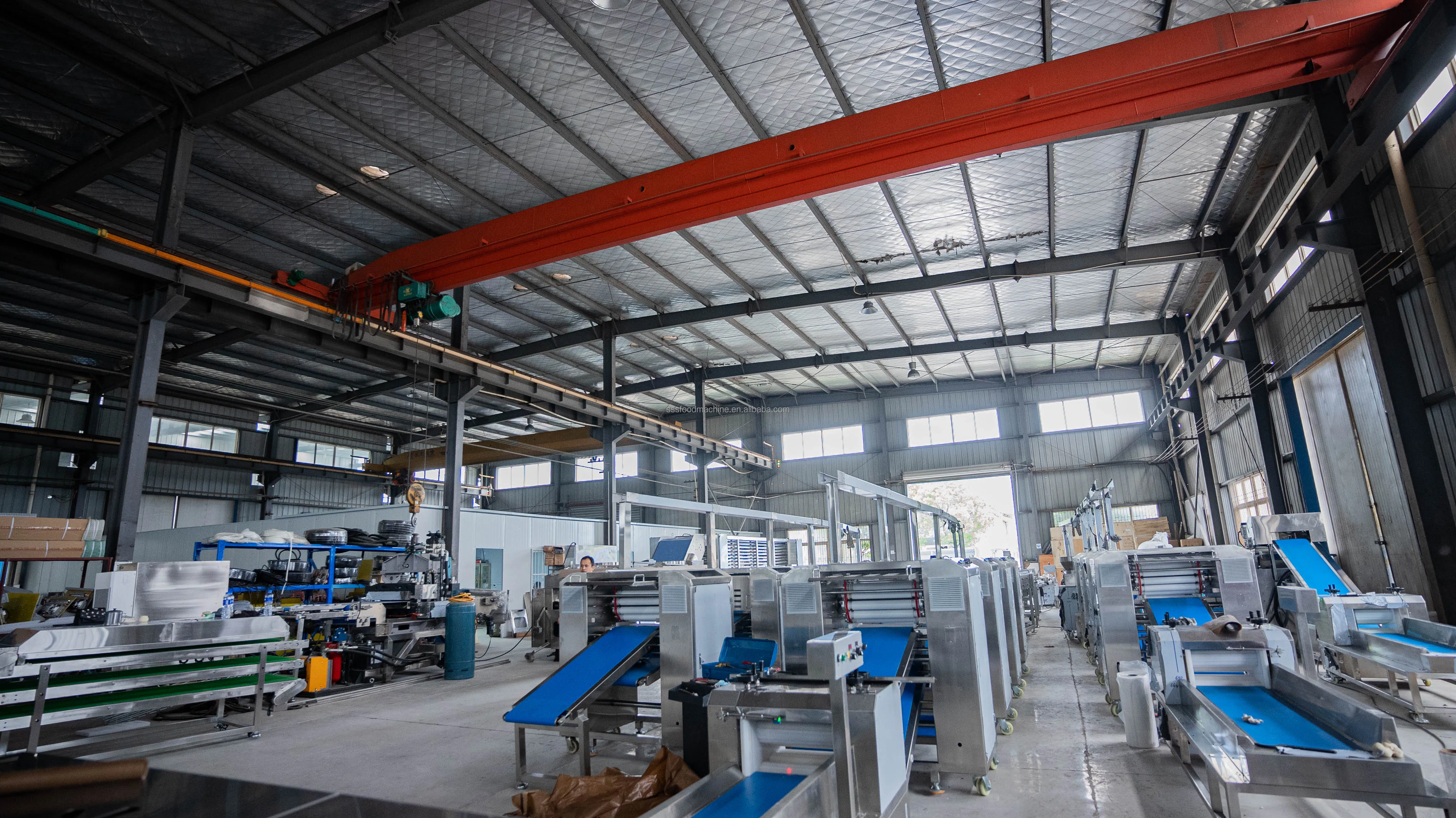 Automatic Crispy Multi Layered Bread Making Machine Paratha Line 3000-6000 PCS Per Hour