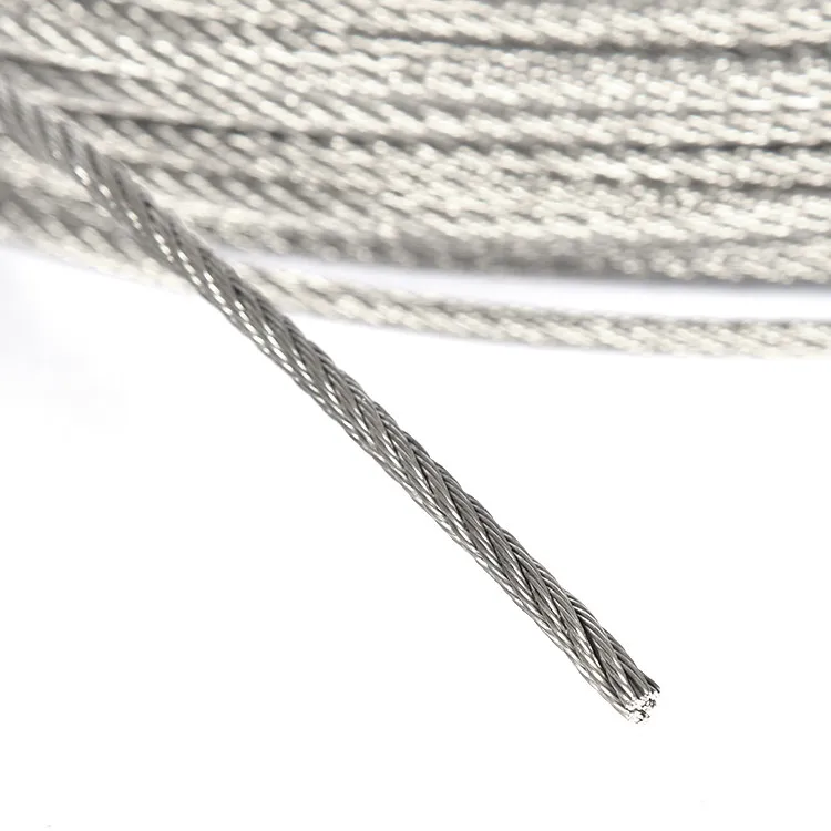 304 7x7 stainless steel wire rope 316