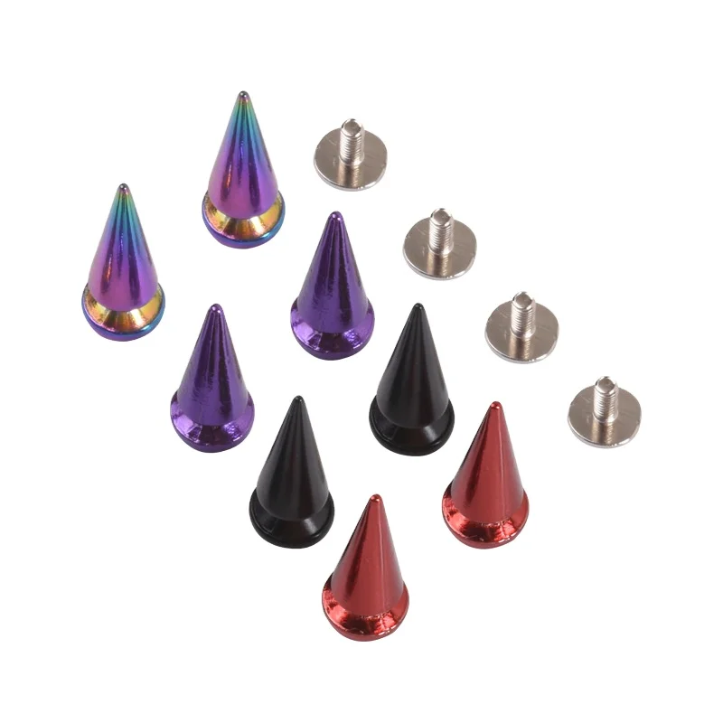 7*25mm punk tree metal spike studs for leather jacket