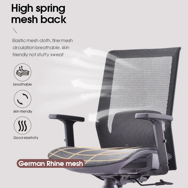 Modern ergonomic executive swivel office mesh chairs with lumbar support comfortable office chair wholesale