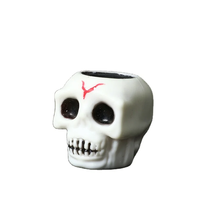 The source manufacturer customized TPR pressure relief cup Halloween skull stress relief toy