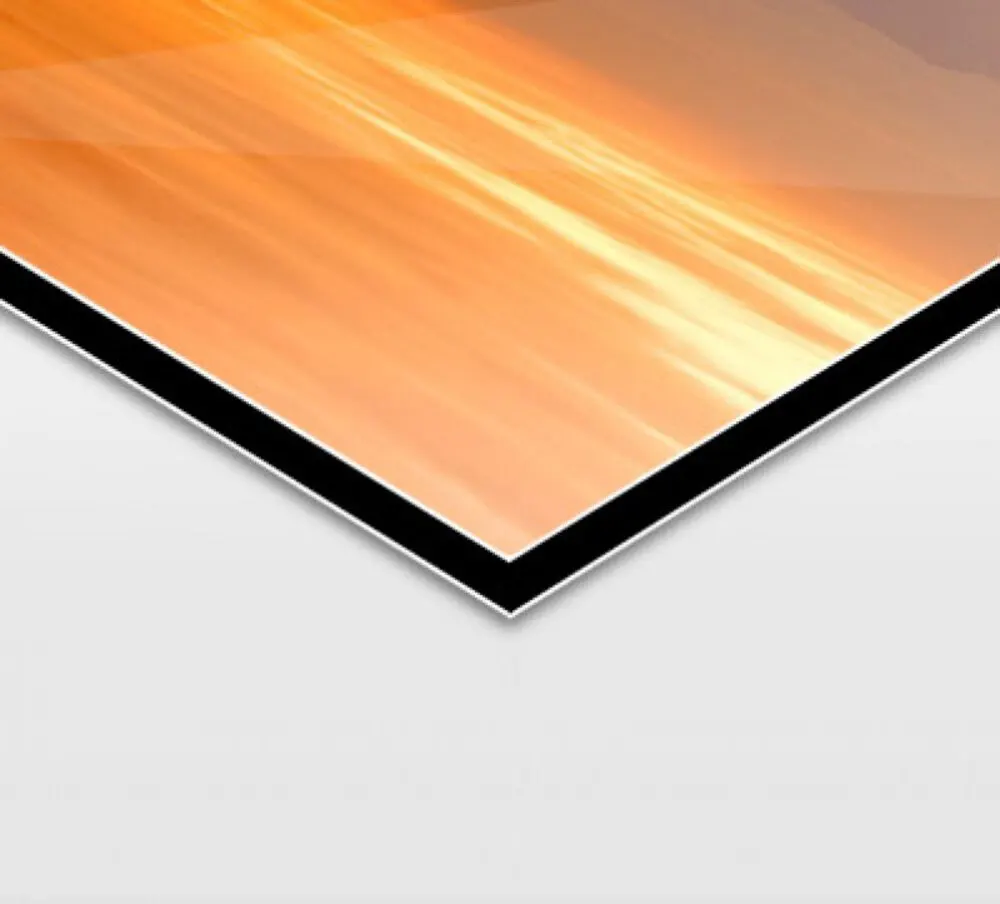 Custom Size Sign Aluminum Metal Plastic Tarpaulin Wall Hanging Aluminum Clad Sheet for Traffic Warning Signs