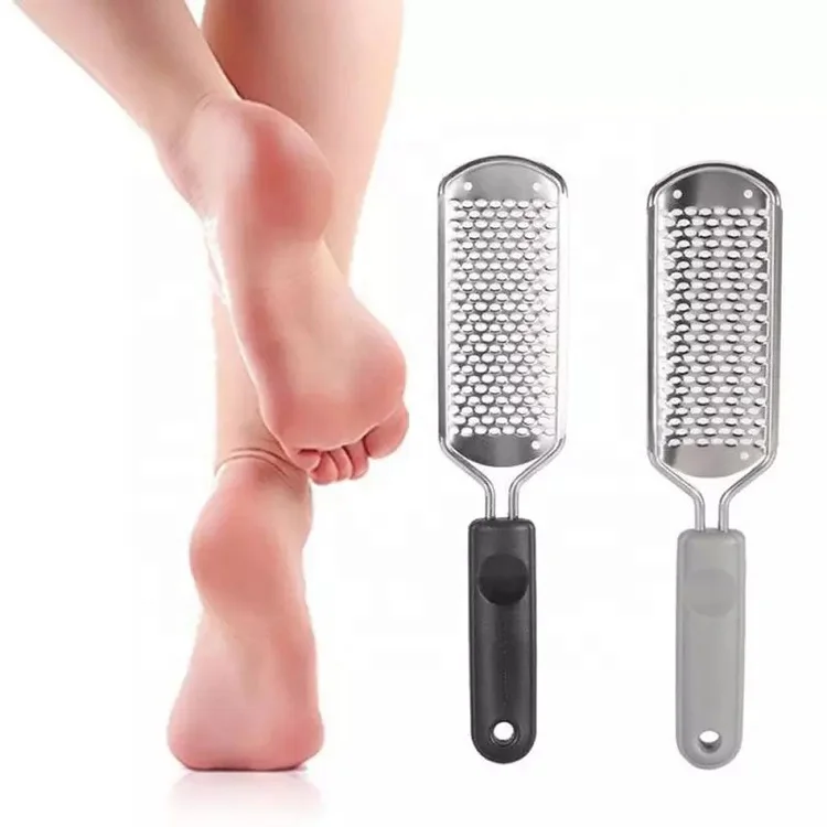 Durable Stainless Steel Foot Rasp File Callus Remover Hard Dead Skin Scrubber