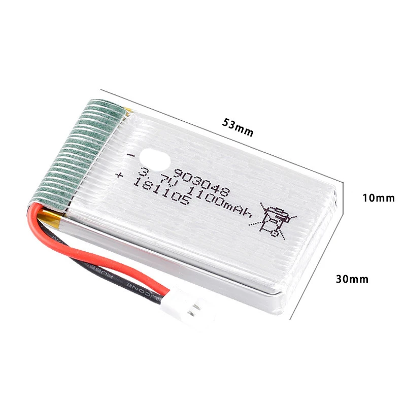 3.7v 1100mAh 903048 lipo battery For Syma X5C X5SC X5SW X5UW X5HW T04 F28 859B RC Helicopter Li-po 3.7v Battery