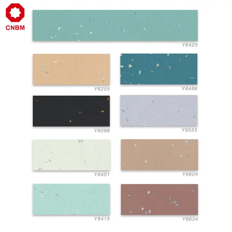 BEIXIN PUR Coating Non-directional Homogeneous Vinyl Flooring Glue Installation of Residential Usage Y6355-1