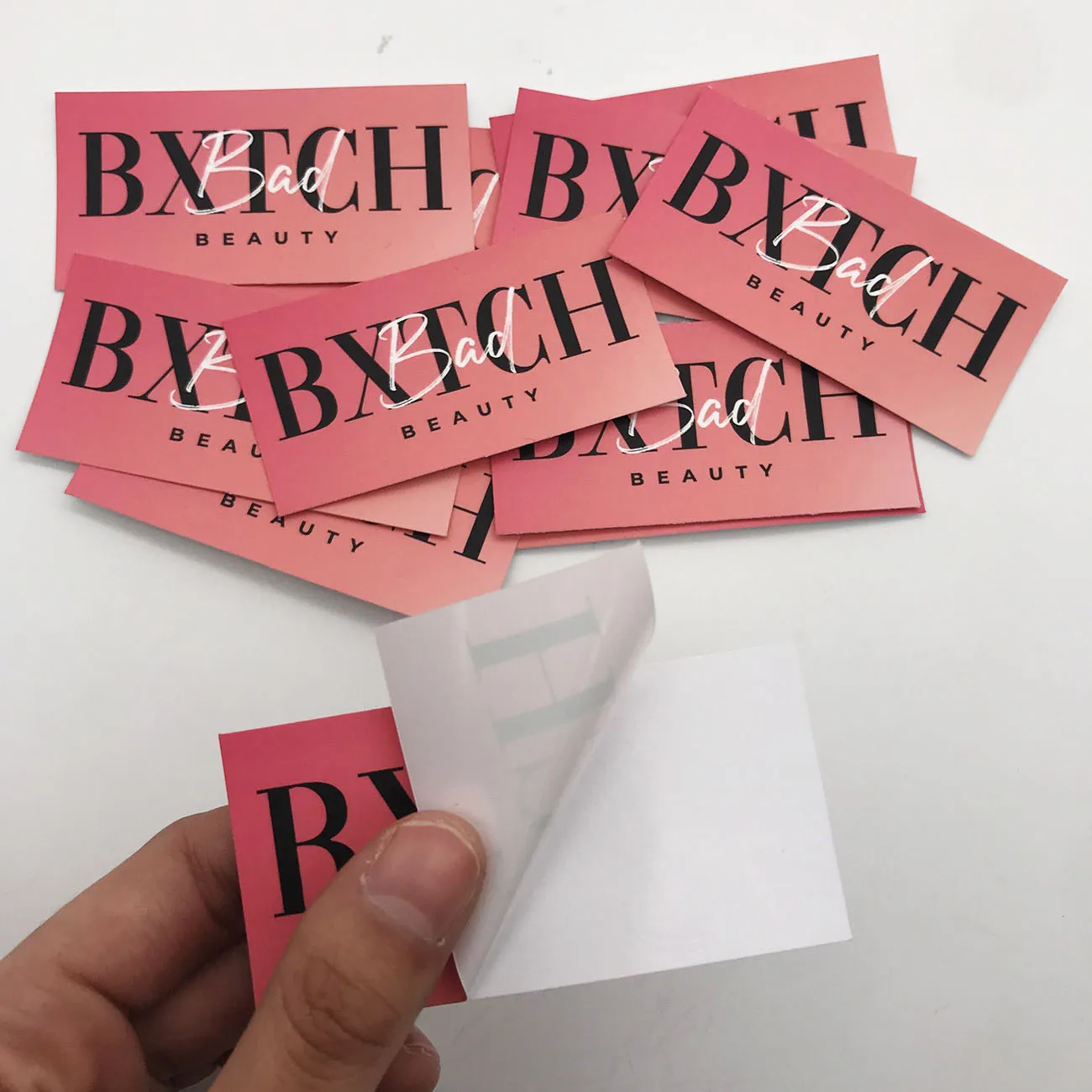 Art Half  Waterproof Beauty Care Products Bottle Labels