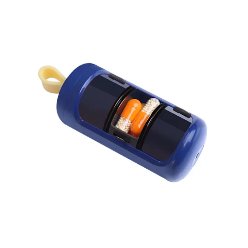 JK-YH-008 Wholesale Portable Weekly Small Cute Mini Box Prescription Pill Container Travel Case Pill Storage Cases