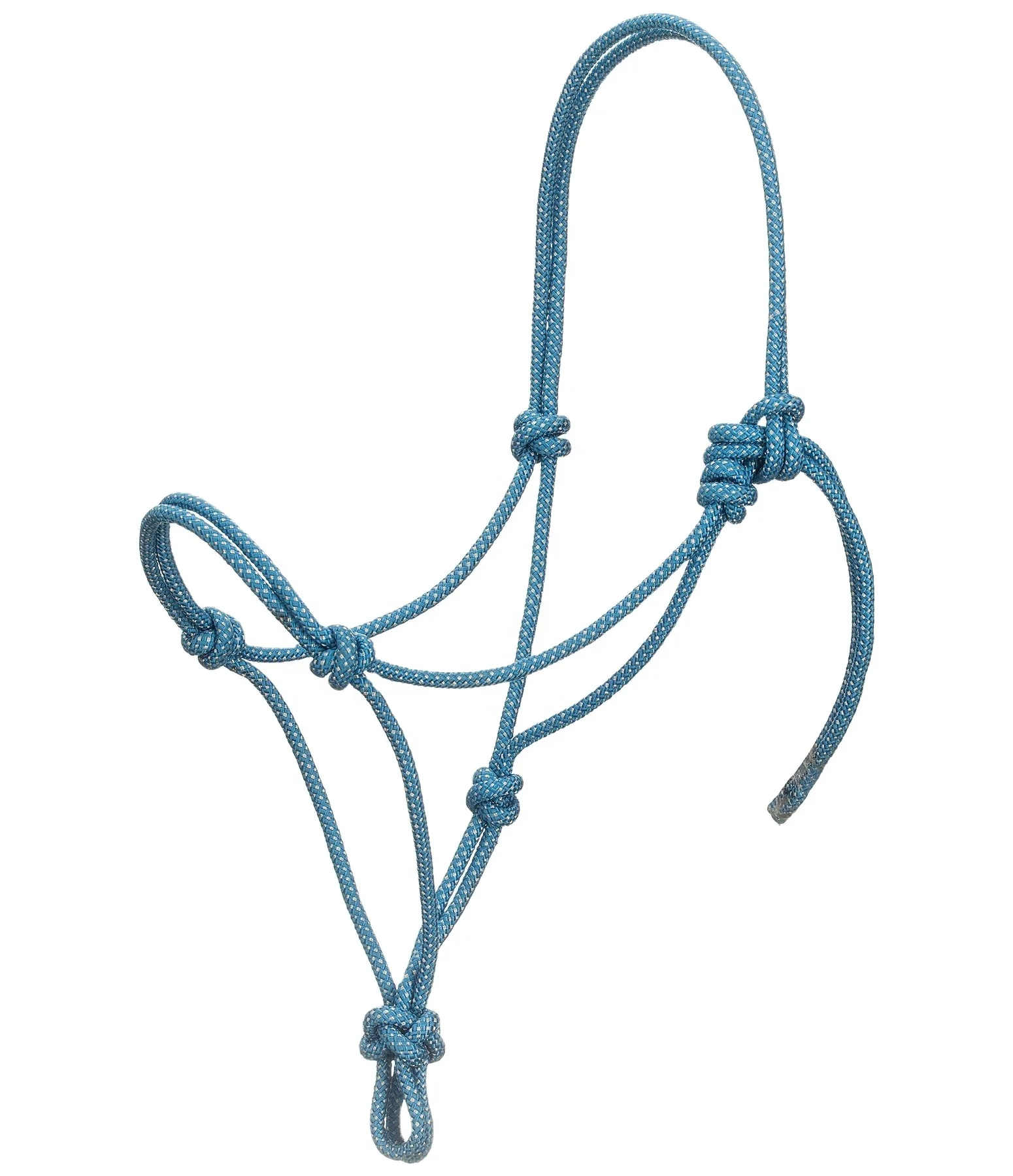 Веревка для лошадей с сияющими серебряными звездами разных цветов