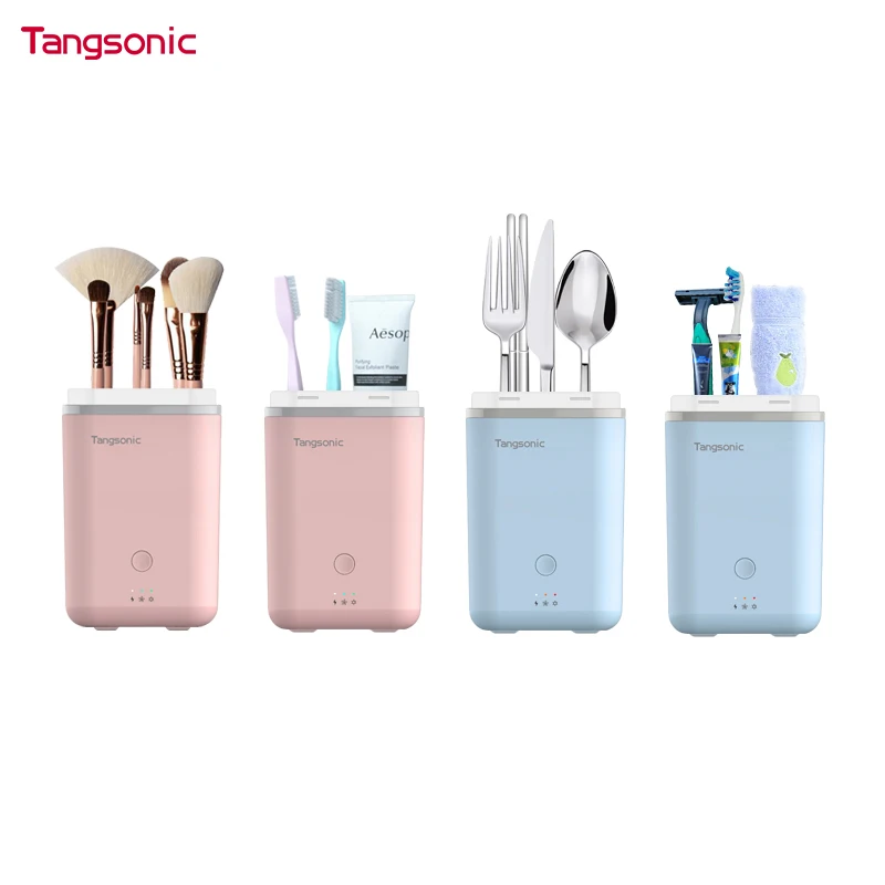 portable travelling rechargeable toothbrush case sterilizer for daily health care
