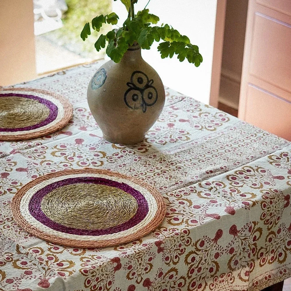 Wholesale Seagrass Table Mat/ Placemat Table Decor Multi Color Wall Decor Vietnam Handicraft