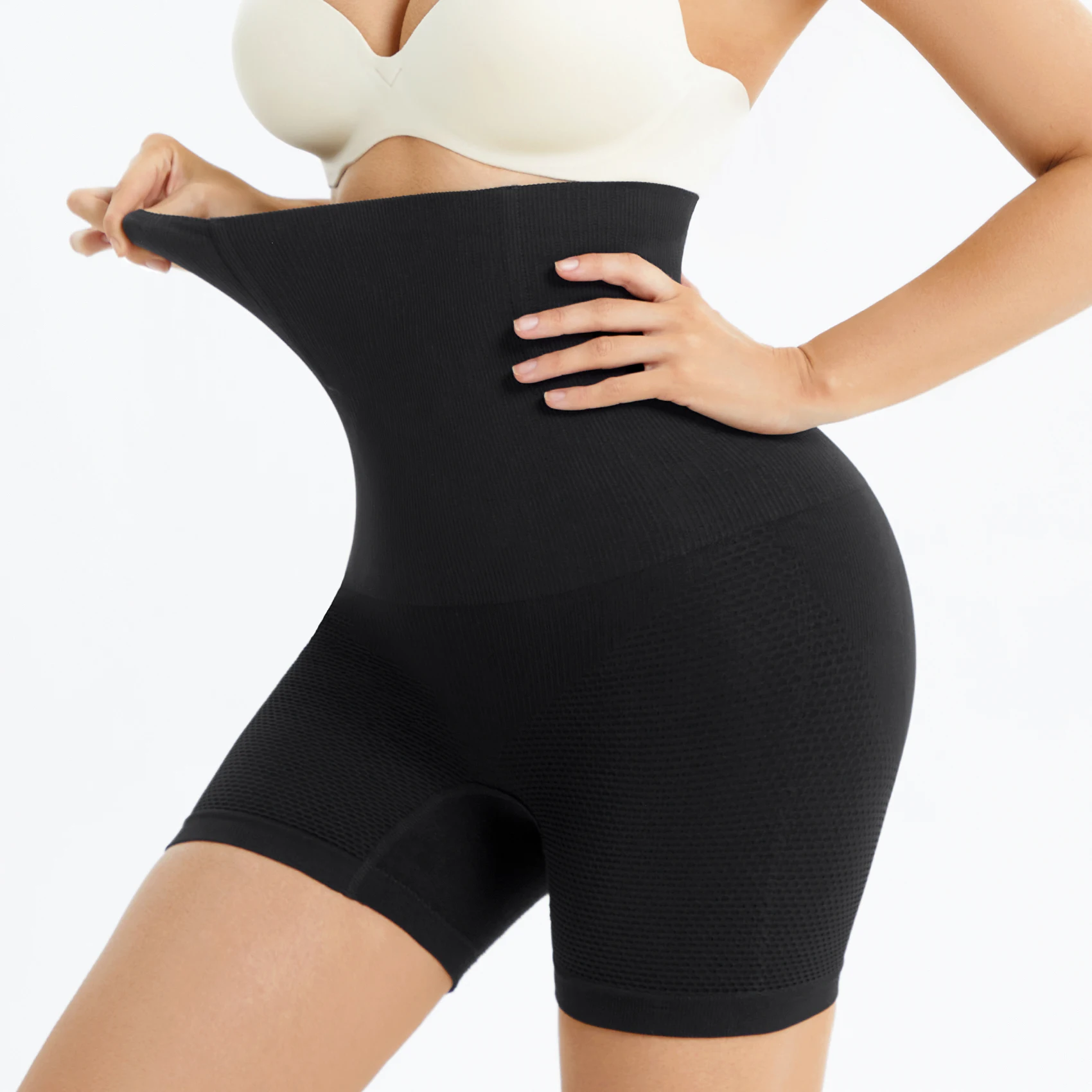Wholesale Women Seamless Slimming Corset  Shaperwear Panty Plus Size High Waist Tummy Control Butt Lifter Faja Shaper Shorts