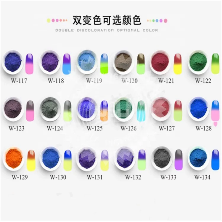 Thermochromic pigment powder color change pigment temperature change powders