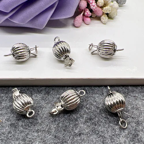 18K Gold-plated copper Gold Silver color clasp For Jewelry Making