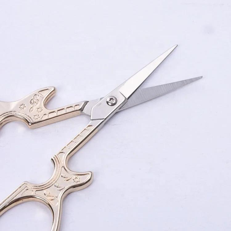 wholesale antique gold embroidery scissors